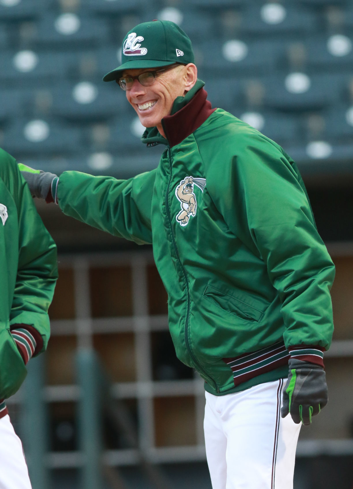 The RailCats' manager Greg Tagert